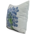 thumbnail image 2 of 16 x 16 inch, Florpalida, Floral Print Pillow, Orange, 2 of 2