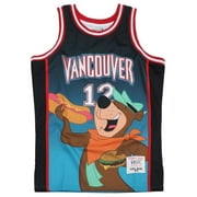 Yogi Bear Vancouver Men's Headgear Classics Premium Basketball Jersey (Small, Green/Teal)