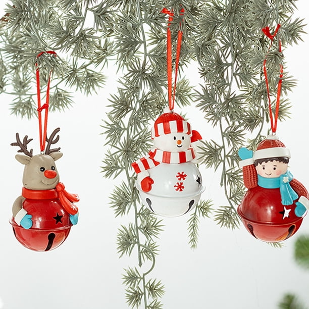 Campanas de Resina Navideñas Xihbxyly 2,99 X 1,97 pulgadas