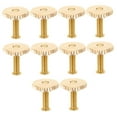 thumbnail image 6 of ROSENICE 20Pcs Golden Round Metal Screw Cap Pin Backs for Badge Fixation and Sturdy Hold in Crafting Supplies, 6 of 7
