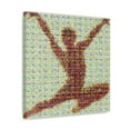 thumbnail image 2 of Gymnasts in Pointillism - Canvas, 2 of 10