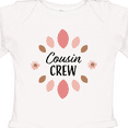 thumbnail image 4 of Inktastic Cousin Crew with Pink Flowers Girls Long Sleeve Baby Bodysuit, 4 of 5