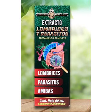 Extracto Lombrices y Parásitos / Worm and Parasites Extract 60 Ml.
