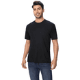 thumbnail image 2 of Zfeel Short Sleeve Tee, High-Performance Dry Fit Poly Shirts for Men, Art and Crafts, Lightweight & Breathable, Black, L, 2 of 5
