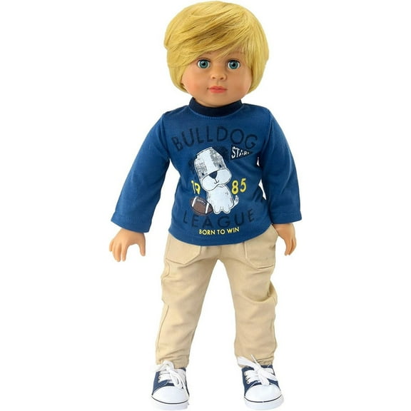 Bulldogs Football Pant Set For 18 Inch Dolls