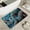 Blue Octopus, variant on Bath Mat Rug,Purple-Black Marble Non Slip Quick Dry Super Absorbent Thin Bathroom Rugs Fit Under Door-Easy to Clean Bathroom Floor Mats-Shower Rug for Shower Sink Bathtub(16" x 24"in)