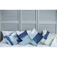 thumbnail image 4 of Ambesonne Throw Pillow Cover 4 Pack, , 18", Night Blue and Pale Teal, 4 of 7