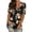 Black-Rose-Floral, variant on Fantaslook V Neck T Shirts for Women Floral Summer Tops Short Sleeve Shirts Casual Tunic Tops