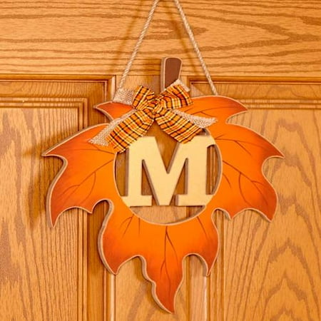 Tokogingseng Leaf Monogram Letter J Door Hanger Fall Thanksgiving Tokogingseng Leaf Monogram Letter J Door Hanger Fall Thanksgiving