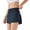 Dark Blue, variant on Skirts For Women Summer Solid Color Comfortable Breathable Fitness Yoga Sports High Waist Mini Tennis Skirt Outwear,White,L