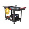 thumbnail image 1 of Rubbermaid Commercial Products 1997208 Heavy Duty Adaptable Utility Cart, Black, Medium, 51.47" Height, 36.00" Width, 1 of 7