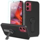 thumbnail image 1 of wonima11 Compatible with Motorola Moto G05 / E15 Phone Case with Screen Protector, 360° Rotatable Folding Hidden Kickstand/Stand Silicone Shockproof Protective Cover Case for Moto G05 E15 - Black, 1 of 1