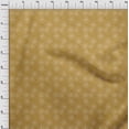 thumbnail image 3 of oneOone Cotton Poplin Dark Mustard Fabric Leaves & Floral Artistic Fabric For Sewing Printed Craft Fabric By The Yard 56 Inch Wide, 3 of 4