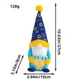 thumbnail image 3 of Hanukkah Doll under $5! CQCYD Holiday Gnome Decor, Christmas Rudolph Doll with Blue Hat, Faceless Plush Doll for Home Decoration, Festive Tabletop Decor for Mantel Shelf, 3 of 4