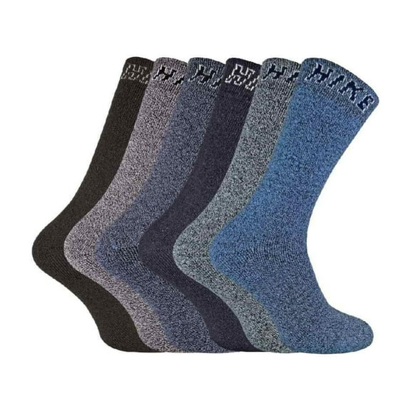 Sock Snob - 6 Pairs HIKE Mens Summer Breathable Cotton Hiking Socks