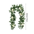 thumbnail image 3 of Steadline Realistic Dragonfly Leaf Vine Decor - Premium Plastic Floral Arrangement for Wedding Home Wall Hanging Seasonal Display Natural Looking Greenery Solution, 3 of 6
