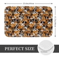 thumbnail image 2 of Yiaed Dogs Different Breeds Print Flannel Doormat Mat Outdoor Indoor Door Mats, Non Slip Durable Entrance Rugs for Outside Entry, Porch, Resist Dirt, 16"x24", 2 of 7