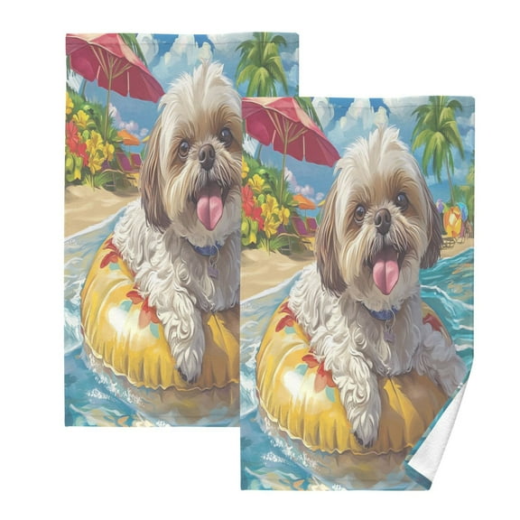 BZSMCE Face Towel Hand Towel Bath Towel Cotton Bath Towel Sets Hand Bath Towels Fashion Tropical Float Buddy Pattern