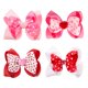 thumbnail image 1 of Valentines Bows Clips 4 Pulgadas Día De San Valentín Hair Bow Clips Cinta De Doble Capa Pasadores Para El Cabello Lazos Para El Cabello Pinzas De Cocodrilo Bowknot Horquillas Para Mujeres 4 Piezas Moyic AP005548-00, 1 of 6