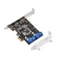 thumbnail image 2 of PCIE USB 3.0 Card, 4 Solid Capacitors 4 Independent Insurances Stable Pci-e Adapter, For PCI-E X1 X4 X8 X16 Slot Home, 2 of 8