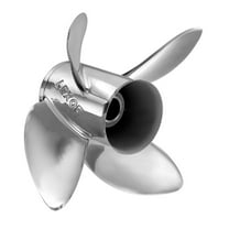 Solas 957715022 Pro L4, Stainless Steel Interchangeable Hub Propeller, RH 15 x 22, Type E