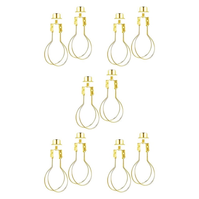 Monstrate Lamp Shade Lights Bulb Adapter Clip, with Finial Top Shade Attaching Type2 NO2