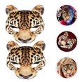 thumbnail image 3 of 2 máscaras de leopardo para Halloween, media máscara de leopardo para Halloween, máscara de leopardo para mascarada, 3 of 8