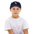 thumbnail image 5 of DALIX Sabertooth Tiger Kids Hat Boys Girls Baseball Cap in Navy Blue, 5 of 5