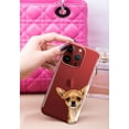 thumbnail image 3 of WIRESTER Transparent Soft Gel TPU Clear Case Slim Protective Cover Phone Case for Apple iPhone 15 Pro Max 6.7" 2023 (NOT FIT Apple iPhone 15 Pro 6.1" 2023) - Fawn Apple Head Chihuahua Dog Look For You, 3 of 3