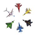 thumbnail image 1 of SUTENGDA 6 Pieces Alloy Metal Aircraft Models Alloy Models Aircraft for Bedroom Shelf, 1 of 9