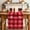 Red, variant on Red Plaid Table Runner 48 Inches Long Farmhouse Dress Scarves, Modern Art Checkered Farmhouse Dining Tablerunner for Coffee Table/Kitchen Island/Party Décor, 13" x 48"