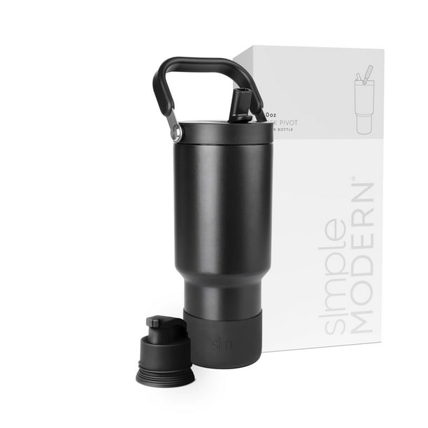 Botella de agua Simple Modern Trek Pivot 900 ml Midnight Black