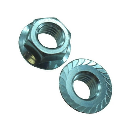 

3/8 -16 Zinc Plated Serrated Flange Nuts (Pack of 12)