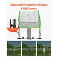 thumbnail image 4 of VEVOR Volleyball Training Net System Adjustable Practice Equipment Indoor Outdoor, 4 of 9