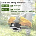 thumbnail image 2 of C3-2 Huvud för STIHL FSA 57, FSE 52 Trimmer, AutoCut C 3-2 Huvud Tråd för Röjsåg FSA57 och FSE52 Spole Tråd C3-2 Huvud Slåttermaskin Tillbehör, 2 of 5