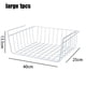 thumbnail image 1 of Cesta colgante de almacenamiento para baño y cocina perforada multifuncional, estante de almacenamiento, cesta colgante con fondo de hierro, cesta de alambre colgante, 1 of 5