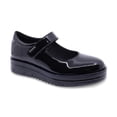 thumbnail image 1 of Zapato escolar Coqueta para niña en charol negro Nora con tira de contacto, 1 of 5