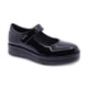 thumbnail image 1 of Zapato escolar Coqueta para niña en charol negro Nora con tira de contacto, 1 of 5