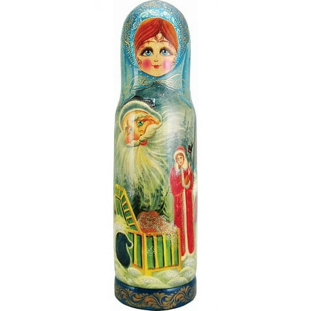 G. Debrekht 190501 Russia Nested Dolls Fairytale Bottle Holder 15 inch