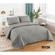 thumbnail image 1 of Funda de cama de verano para 2 plazas, poliéster gris, 230 x 250 cm, 1 of 1