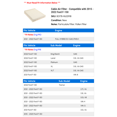 thumbnail image 2 of Cabin Air Filter - Compatible with 2015 - 2022 Ford F-150 2016 2017 2018 2019 2020 2021, 2 of 2