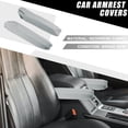 thumbnail image 2 of 1 Pair Car Armrest Covers Fold Down Armrest Seats Decor Covers for Honda Odyssey 2000-2011 Gray, 2 of 6