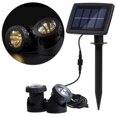 thumbnail image 1 of Mistaha Lixada Solar Powered Super Bright 2 Underwater Lamps 12 LEDs Light Sensor Projector Light, 1 of 8