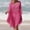 Hot Pink, variant on Womens Bathing Suit, Bikini Swimsuit Coverup, Beach Tassels Loose Hollow Out Coverup Skirt, 2025