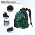 thumbnail image 5 of Daiia Jelly Fish School Backpack for Men Women, Unisex Large Waterproof Bookbag Schoolbag Casual Daypack for High School/College/Teens/Travel/Work Black, 5 of 8