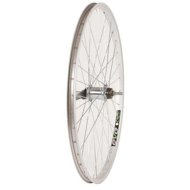 Wheel Shop, Rear 26" Wheel, 36H Silver Alloy Single Wall Evo E Tour 20