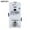 White, variant on ammoon AP-09 Nano Series Loop Electric Guitar Effect Pedal Looper True Bypass Unlimited Overdubs 10 Minutes Recording with USB Cable