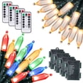 thumbnail image 1 of Mini guirnalda de luces navideñas Brightown, paquete de 4, 5,4 m, 50 LED, 1 of 9