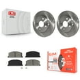 thumbnail image 1 of Transit Auto Front Disc Brake Rotors and Semi-Metallic Pads Kit for Car Toyota Tercel Paseo K8S-100274, 1 of 11