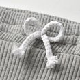 thumbnail image 5 of Newborn Baby Boy Clothes Long Sleeve Romper Solid Pants Outfits Set Grey, 5 of 6